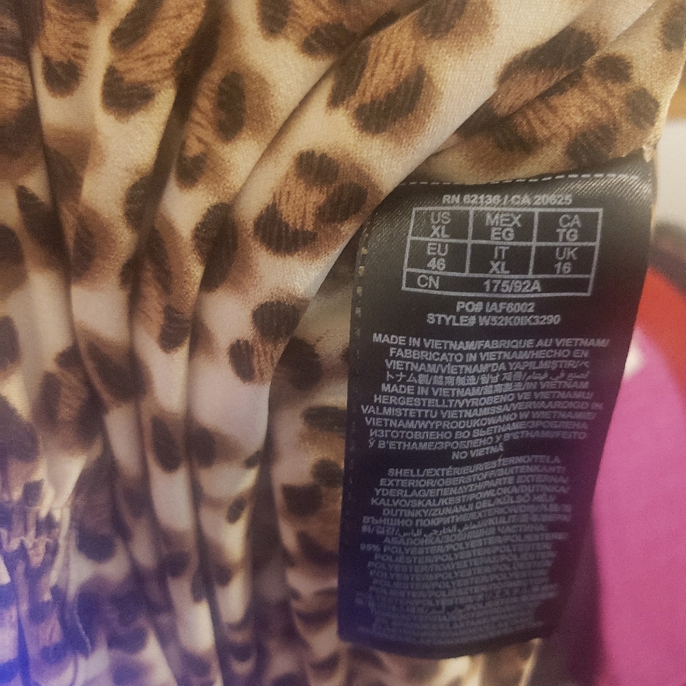 GUESS? Bodycon Ruched Mini Dress XL - Picture 6 of 7